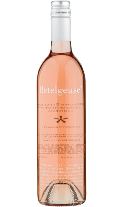 Bottle of 2020 Betelgeuse Rosé NEW VINTAGE | Retail : $28 